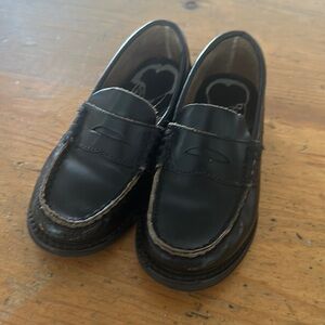 Boys leather dress loafers shoes